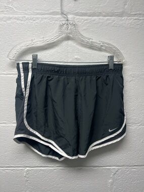 Nike Black Running Shorts with White Trim